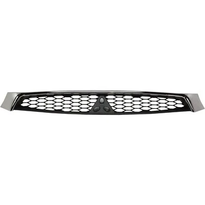 Front Chrome Black Grille For 2016-2017 Mitsubishi Lancer MI1200267 7450B019 - Image 1 of 4