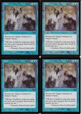 MTG: UNDO Visions COMMON; played, Excellent condition x4
