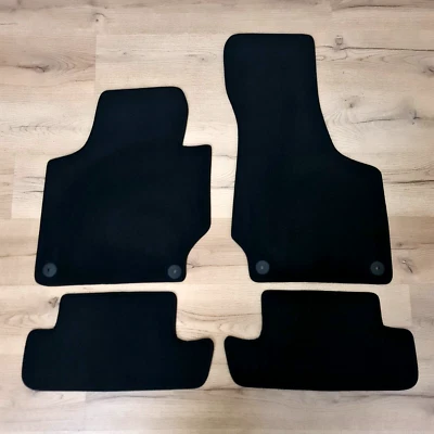 Alfombrillas coche terciopelo para Audi TT 2006 2014 alfombras negras impermeables revestimientos automáticos Foto 1 de 4