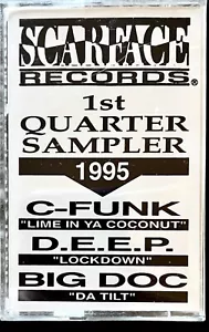 SCARFACE RECORDS 1ST QUARTER SAMPLER Audio Cassette 1995 HIP HOP/RAP~RARE~SEALED - Picture 1 of 4
