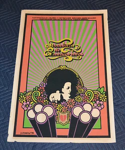 Póster original de la película serigrafía cubana 1976.Amantes del romance.Película rusa.Mijalkov - Imagen 1 de 3