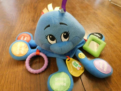 Leapfrog Octopus Colors Rhymes Bilingual English Spanish Teaching Plush Baby Toy - Image 1 of 4