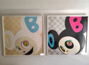 Takashi Murakami Poster AND THEN White Black Edition Autographed - Picture 1 of 3