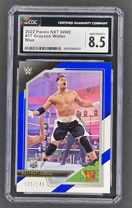 2022 Panini WWE NXT 2.0 Grayson Waller 101/149 Rookie Blue #17 CGC 8.5 - Picture 1 of 2