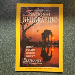 National Geographic Magazine (May 1991 - Elephants) Vol. 179, No. 5 - Picture 1 of 2