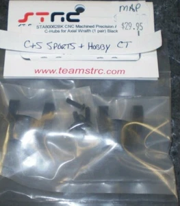 STRC STA80026BK BUJES C MECANIZADOS C AXIAL WRAITH 1 PAR NEGRO NUEVO EN PAQUETE - Imagen 1 de 1