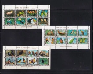 SA02 UAE Umm-Al-Qiwain 1973 Exotic birds block - Picture 1 of 1