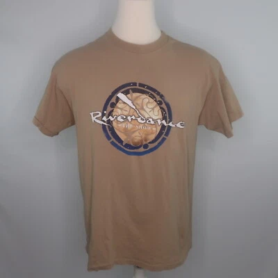 Camiseta De Colección Años 90 Riverdance The Show Música Baile Puntada Única Marrón Para Hombres XL Foto 1 de 4