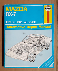 Haynes Mazda RX-7 1979/1980/1981/1982/1983/1984/1985/Wszystkie modele Instrukcja naprawy