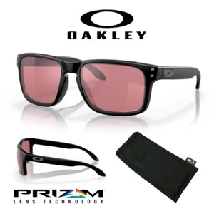 Occhiali da sole Oakley Holbrook nero opaco con lenti da golf scure Prizm - NUOVI! 2024 - Foto 1 di 10