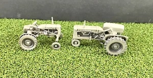 (2) Allis Chalmers Pewter Tractors Spec Cast 1/43 Scale D-17 & Model A Deutz ac - Picture 1 of 4