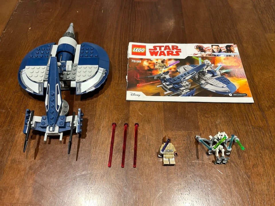 LEGO Star Wars: General Grievous' Combat Speeder 75199 COMPLETE w/Minifigures - Image 1 of 4