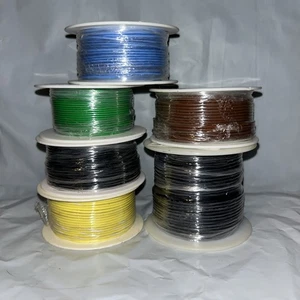 Assorted Teflon Silver Plated 200°C  100 ft. Soools - Picture 1 of 1