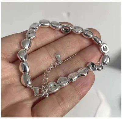 Edles BETTEL ARMBAND 925 SILBER Charm Zirkonia PERLEN ARMKETTE Armreif Anhänger - Bild 1 von 4