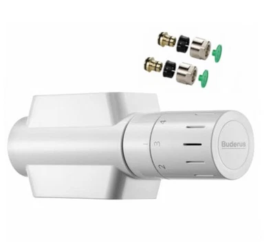 Buderus Multiblock Universal Ventil-Armatur Thermostatkopf + Verschr 16x2 mm - Bild 1 von 4