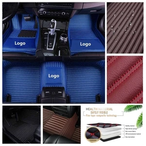 Fit For HUMMER Car Floor Mat Cargo Liner Trunk Carpet Waterproof PU All Weather - Foto 1 di 40