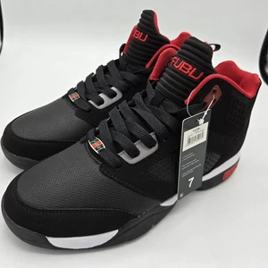 NWT New FUBU Men's Zone High-top Basketball Shoes Sneakers Black size 7 - Picture 1 of 5