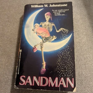Sandman by William Johnstone - ZEBRA HORROR - 1988 Paperback - First Ed - Foto 1 di 5