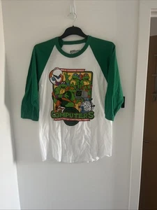 Teenage Mutant Ninja Turtles Long Sleeve Retro Style T Shirt Unisex Size M - Picture 1 of 5