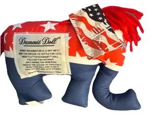 Dammit Puppe Limited Edition Political Dolls Stressabbau Republikanischer Elefant - Bild 1 von 4