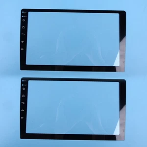 2x 9" Tempered Glass Screen Protector Film Fit For Car Navigation Player lk - Picture 1 of 5