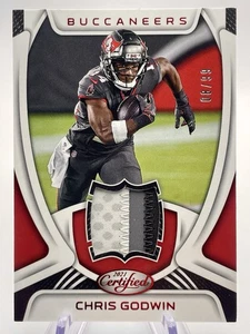 2021 Panini Certified Football Chris Godwin /99 Player Worn Relic 3 Color Bucs - Picture 1 of 2