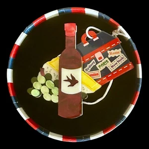 Erstwilder Paris Rouge Ou Blanc brooch NEW - Picture 1 of 2