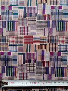 Remnant Sam A - patchwork - Liberty of London Tana Lawn cotton approx 67 x 19 cm - Picture 1 of 3