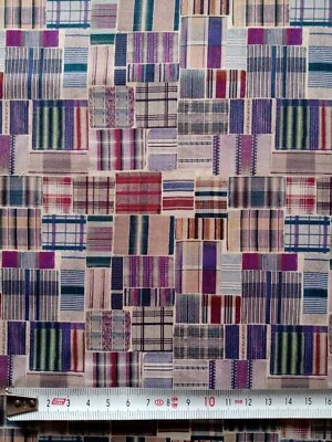 Remnant Sam A - patchwork - Liberty of London Tana Lawn cotton approx 67 x 19 cm - Image 1 of 3