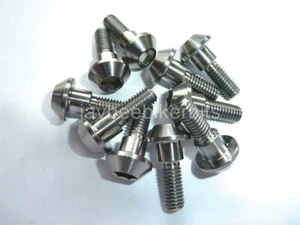 YAMAH MT-01 MT01 1670 2005-2009 TITANIUM FRONT + REAR BRAKE DISC ROTAR BOLTS - Picture 1 of 7