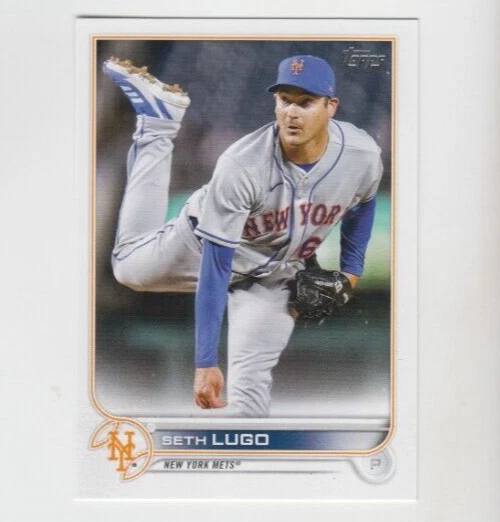 (12) Seth Lugo 2022 TOPPS UPDATE SERIES CARD LOT #US185 NEW YORK METS - Image 1 of 1