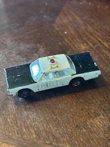 1968 Hot Wheels Redline Police Cruiser Black & White, USA Made - Picture 1 of 11