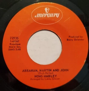 Moms Mabley – Abraham, Martin And John (Vinyl Single) - Imagen 1 de 2