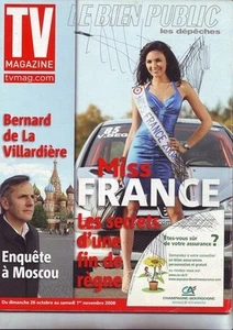 tv magazine - 1660  -  novembre 2008  - couverture miss france 2008  - Picture 1 of 1