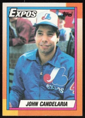 1990 Topps #485 John Candelaria Montreal Expos - Image 1 of 2