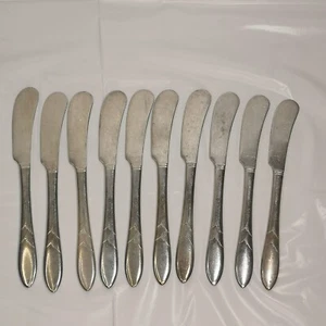Lot of 10 Community Oneida Silverplate LADY HAMILTON BUTTER SPREADER 6 3/8" - Picture 1 of 5