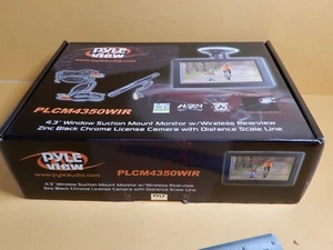 Pyle PLCM4350WIR 4.3" Window Mount Wireless Rearview Back Up Camera Sealed - Picture 1 of 6