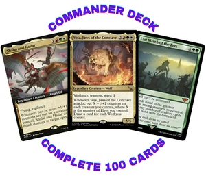 Voja, Jaws of the Conclave/Elfball/Wolf/Premium Commander/EDH Deck 100 Cards MTG - Picture 1 of 9