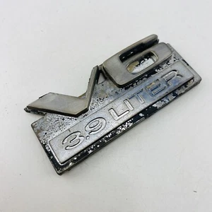 1987-1990 Dodge Dakota V6 3.9 Liter Emblem Logo Letters Badge Side OEM E80-1 - Picture 1 of 6