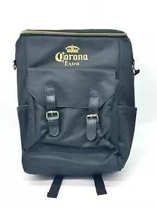 Corona Extra backpack/beer cooler with removable liner. Black Nylon 16x14x5 est - Picture 1 of 7