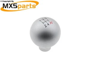 MX5 Round Satin Gear Knob 5 Speed Gearbox Mazda MX-5 Mk1 Mk2 Mk3 1989>2015 - Picture 1 of 10