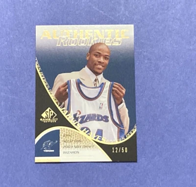 2003-04 SP Juego Usado Auténtico Novatos Oro 12/50 Jarvis Hayes #116 Rookie RC Foto 1 de 2