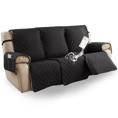 Waterproof non-slip sofa cover recliner 3 seats, furniture protection decoration - Image 1 of 4