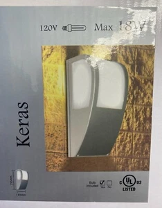Access Lighting-Keras-#20338- 120V-18W Exterior Wall Lamp Sconce -BRZ -1 Light - Picture 1 of 7