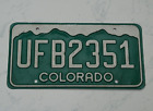 altes USA - COLORADO - Auto / KFZ-Kennzeichen - Nummernschild - UFB2351