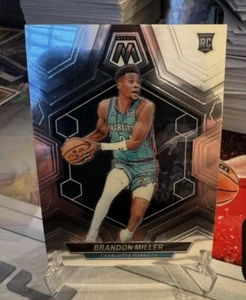 2023-24 Panini Mosaic BRANDON MILLER #202 Rookie SILVER MOSAIC Charlotte HORNETS - Picture 1 of 5