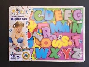 jr. genius Chunky Puzzle Alphabet Puzzle 26 Pieces NEW FACTORY SEALED - Picture 1 of 2