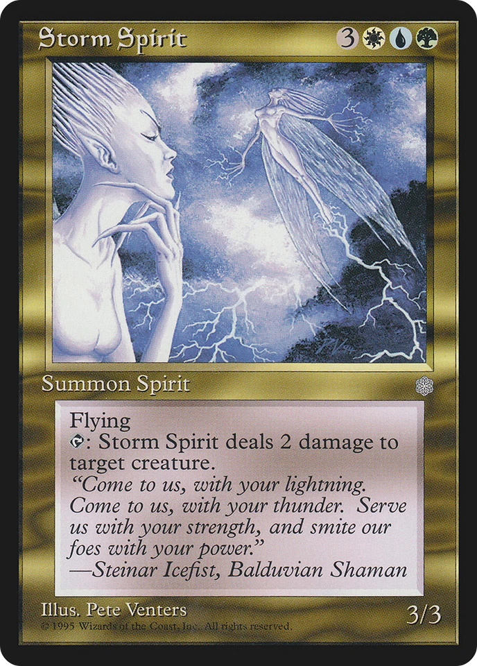 Storm Spirit X (4) MTG Ice Age Excellent/Near Mint 4RCards - Image 1 of 1