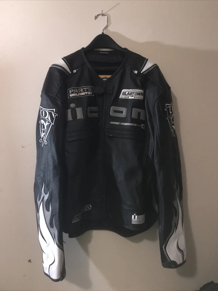 chaquetas de moto de cuero usadas para hombre 3xl Foto 1 de 3