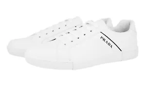 SCARPE PRADA LUSSO 4E3340 BIANCO NUOVE 8,5 42,5 43 - Foto 1 di 11